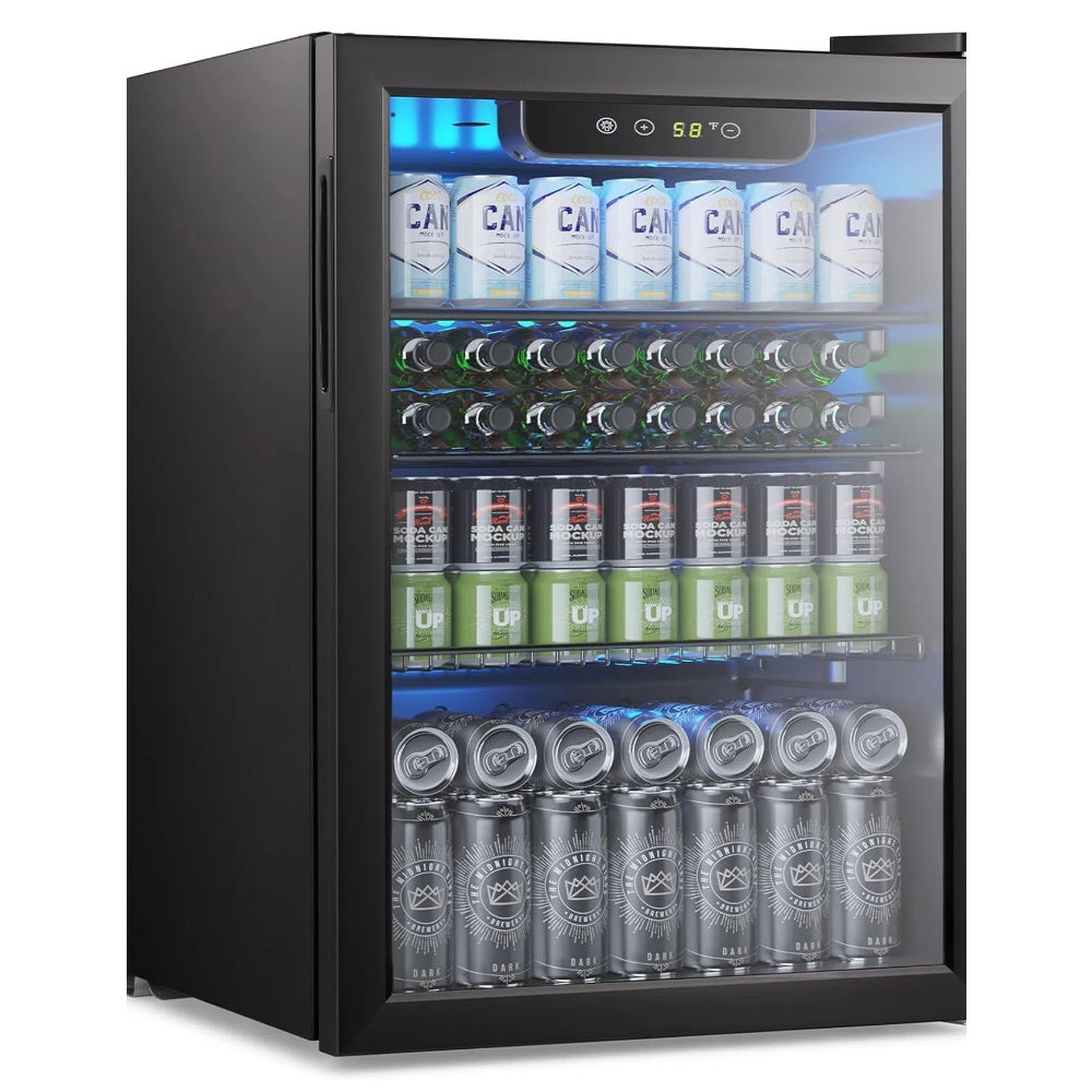Cowsar 4.4/3.2/2.6 Cu.Ft Beverage Refrigerator Cooler, Reversible door