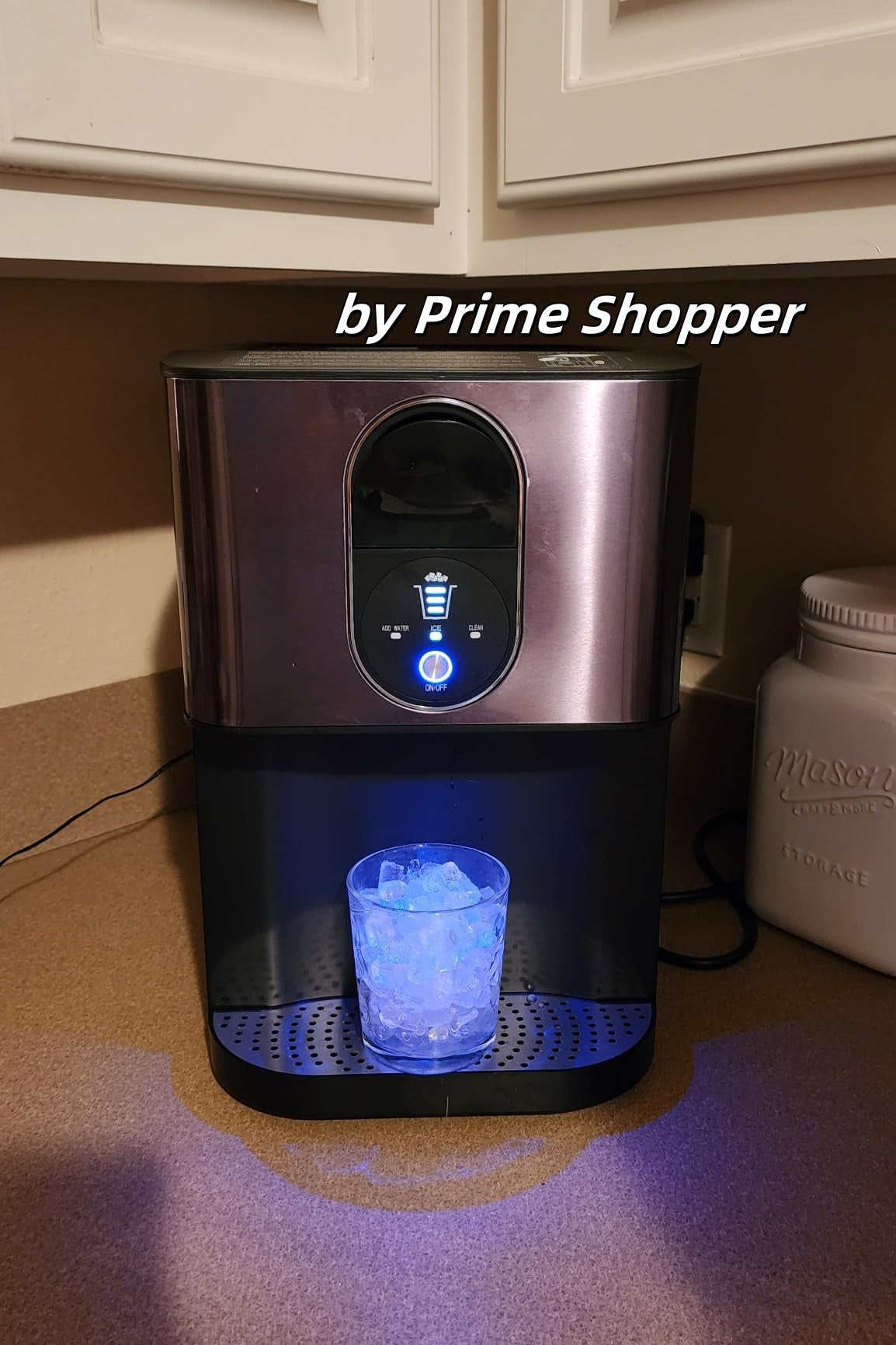 Cowsar 44lbs/24H Nugget Ice Maker Countertop Dispenser